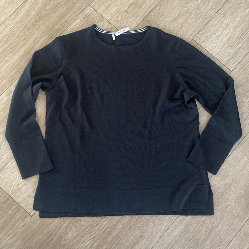 Maerz muenchen Women’s superfine merino wool size 44 black sweater